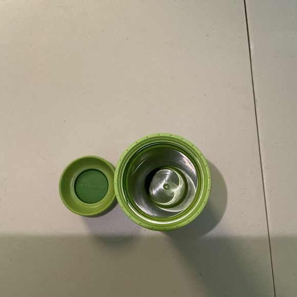 2009 Starbucks Coffee 20 oz Travel Tumbler Mug Venti 29% Recycled Green Lid - Picture 3 of 7